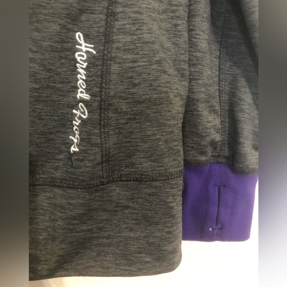 Women’s Colosseum TCU Half Zip Pullover Sweater, Size Medium - Picture 5 of 6